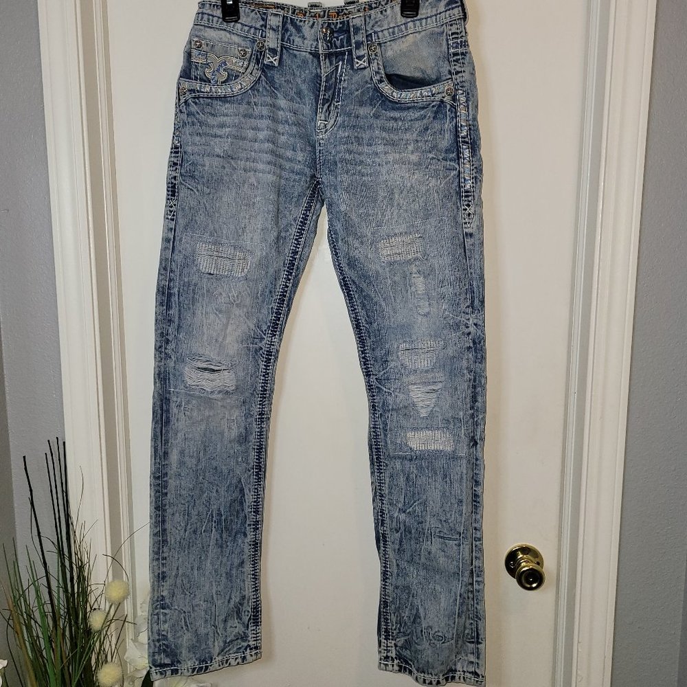 Men's Rock Revival Kerr Alternative Straight Jean